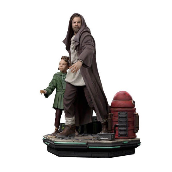 Star Was Obi-Wan & Young Leia DLX 1:10 Statue