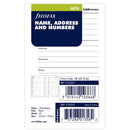 Filofax Mini Addresses Refill (Cotton Cream)