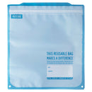 Sacs de déclaration réutilisables de Russbe 8pcs (bleu)