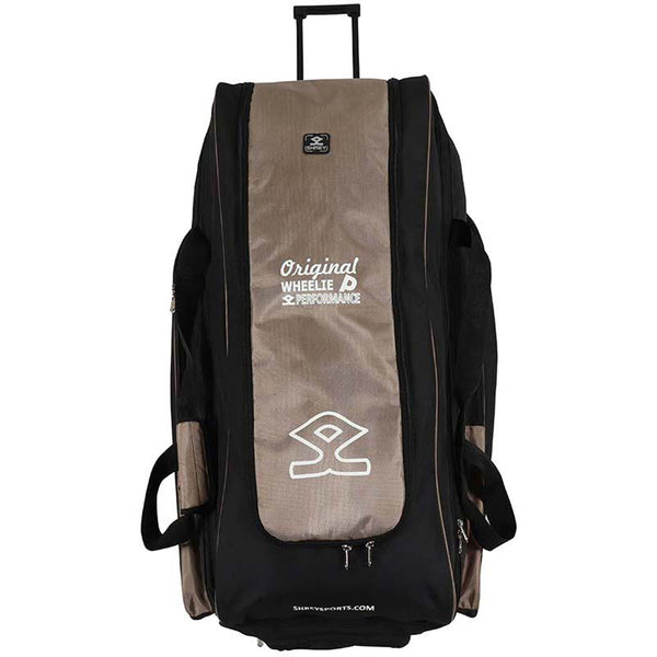 Shrey Performance Wheelie Bag (Black/Gold)