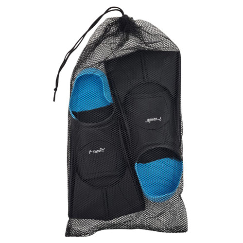 Swimfit Small Silicone Training Fins (Black/Aqua)