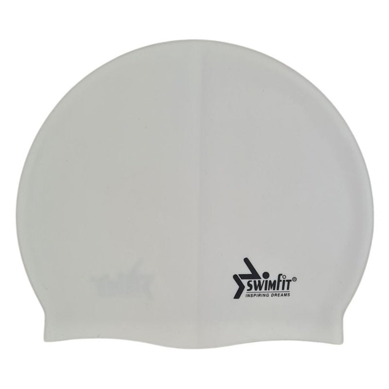 Swimfit Senior Silicone Cap (White)