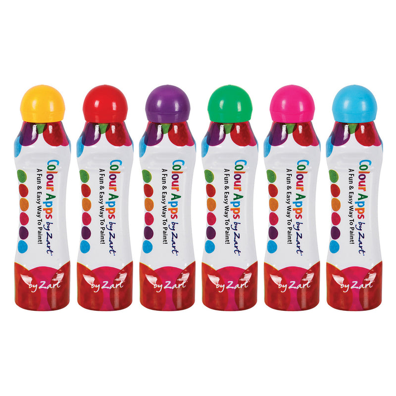 Zart Water Based Colour Apps Markers 6pcs