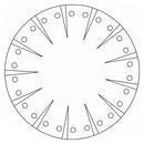 Cardboard Weaving Base 10pk