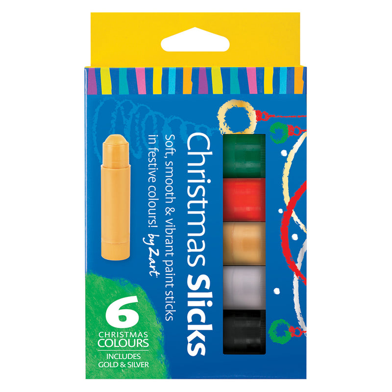 Slicks Christmas Colours 6pk