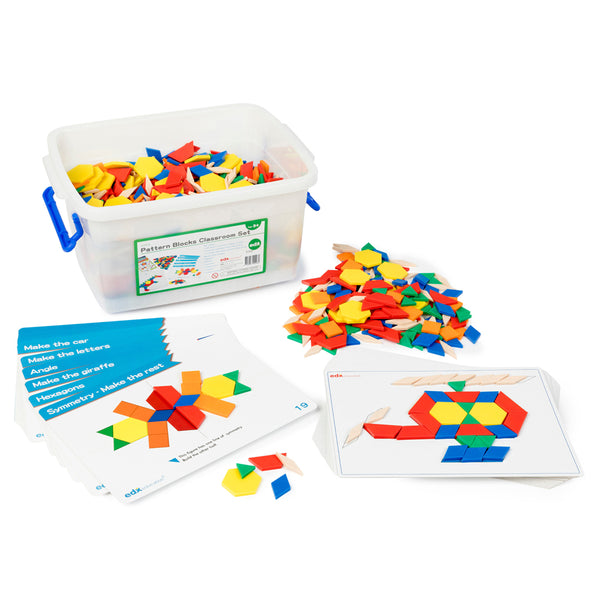 Pattern Blocks Classroom Learning Set