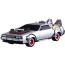 Back to the Future Pullback DeLorean from Part 3 and Railroad 1/4 Model