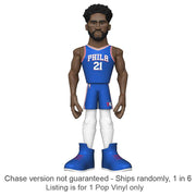 NBA Joel Embiid 12" Vinyl Gold Chase Ships 1 in 6