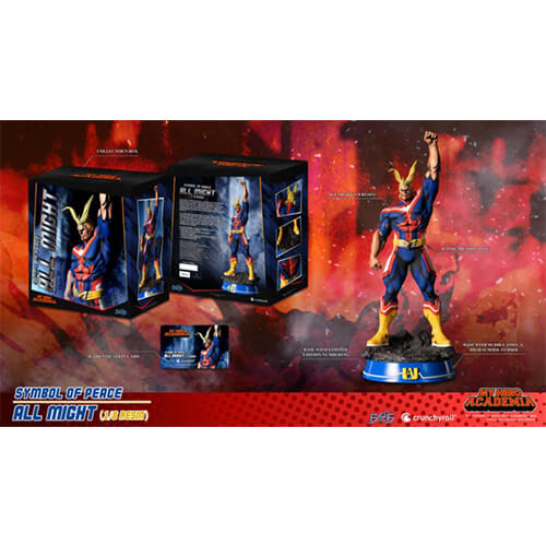 My Hero Academia Symbole de paix, statue All Might à l'échelle 1:8