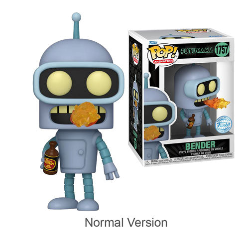 Futurama Bender US Exclusive Pop! Vinyl Chase Ships 1 in 6