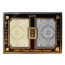 Kem Arrow Black/Gold Narrow Jumbo Playing Cards