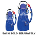 Shrimp Junior Silitex Mask, Snorkel & Fin Set (Blue)