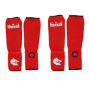 Morgan Elastic Shin and Instep Protectors (Red)