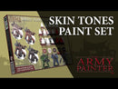 Ensemble de peinture de tons de peau peintre de l'armée