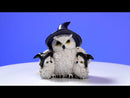 Snowy Owl Family Figurine
