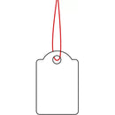 Herma Strung Marking Tags Red String 1000pc