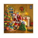  Pfoten-Lunchserviette 33 cm (Weihnachtsausgabe)