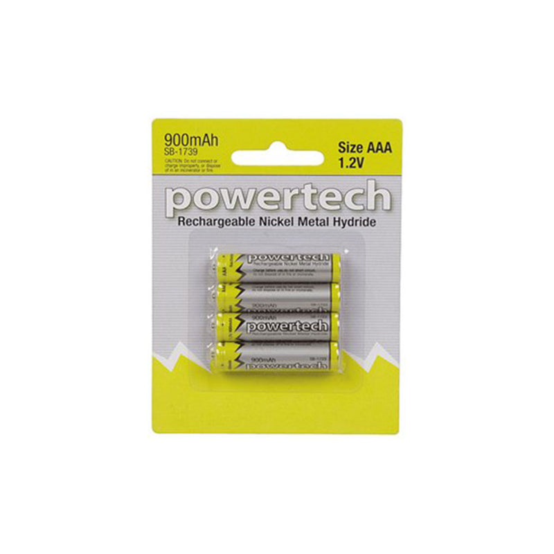 AAA Ni-MH Batteries 1.2V 900mAh (Pack of 4)