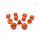 The Field Guide to Floral Dragons Bloom Pink Dice Set