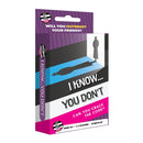 I Know You Don't Party Card Game