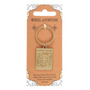 The Wheel of Fortune Vintage Tarot Keyring