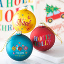 Nostalgic Christmas Glass Baubles (Set of 3)