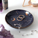 Purple Star Sign Ceramic Trinket Dish 10.5cm