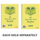 Spirax Recycled A4 Notebook (Pack of 5)