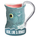 Boxer Gifts Hook Line & Drinker Fish Mug 18oz