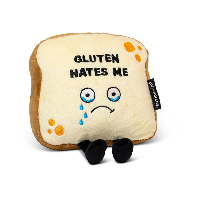Punchkins "Gluten Hates Me" Bread Plush