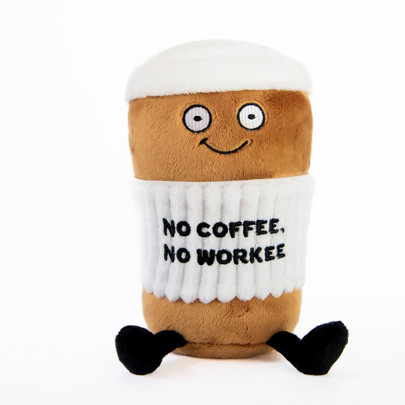 Punchkins No Coffee, No Workee' Plush
