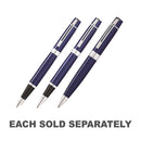 300 Blue Lacquer/Chrome Plated Pen