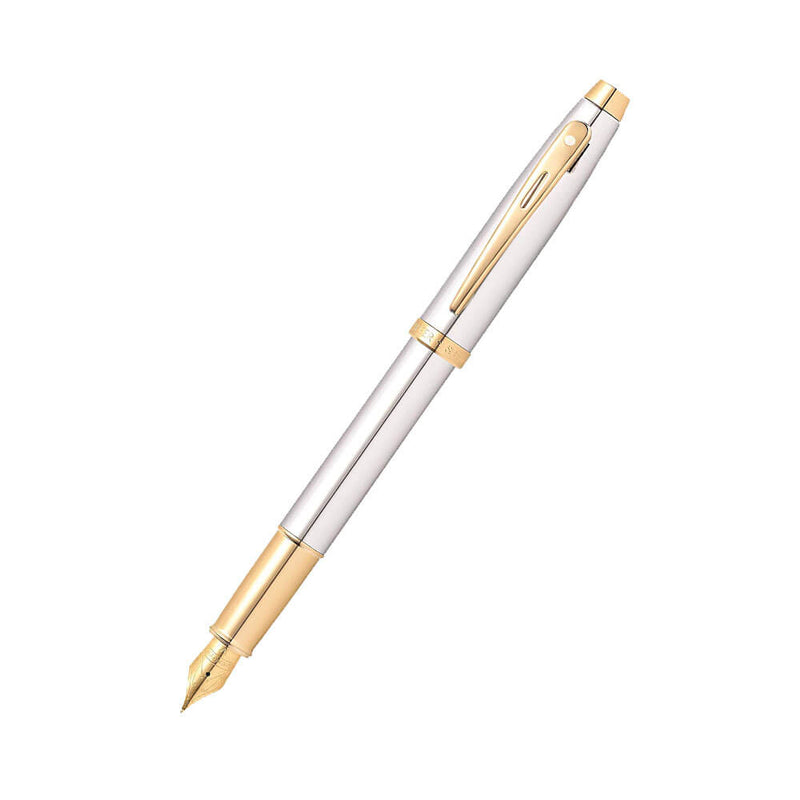 100 stylo plaqué chrome/or