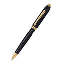 Townsend 23CT Gold Plated Black Lacquer Pen