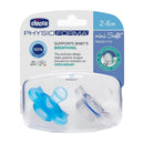 Chicco Nursing Physio Mini Soft Schnuller 2 Stück (blau)
