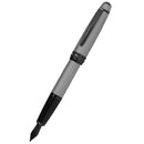 Stylo plume Cross Bailey avec pointe noire (gris mat)