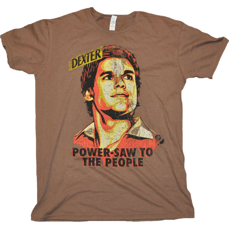 Dexter Power-Saw T-shirt Homme Marron