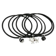 Twilight New Moon Jewellery Jelly Bangle w/ Charms Edward