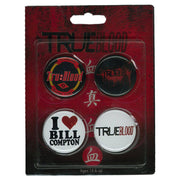 Ensemble de 4 épinglettes True Blood
