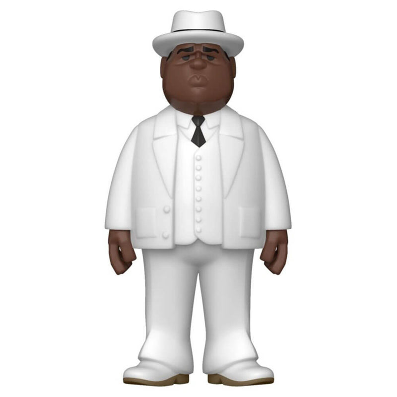 Notorious BIG Biggie Costume Blanc Vinyle Or