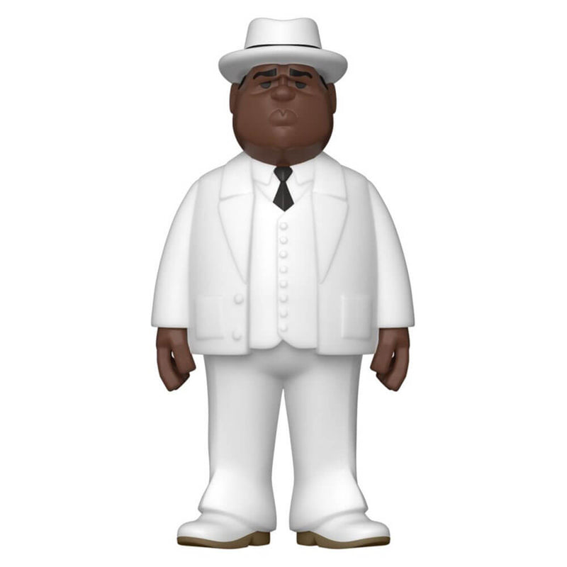 Notorious BIG Biggie Costume Blanc Vinyle Or