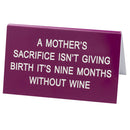 Say What Schreibtischschild groß