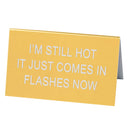 Say What Schreibtischschild groß