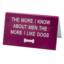 Say What Schreibtischschild groß