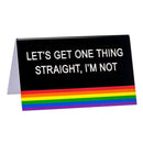 Say What Schreibtischschild groß