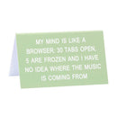 Say What Schreibtischschild groß