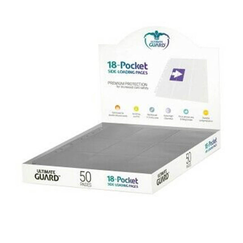 Ultimate Guard 18 Pocket Pages Side Loading 50St