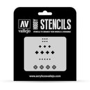 Vallejo Stencils Marquages ​​AFV