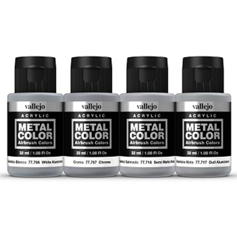 Vallejo Metal Color 4-teiliges Acrylfarben-Set