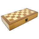 Jeu de Backgammon d'Échecs Pliant en Bois LPG